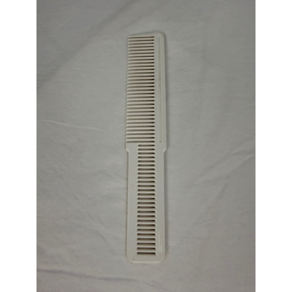 Wahl USA Professional Flat Top Clipper Comb Off White Barber Styling Tool 8 Inch